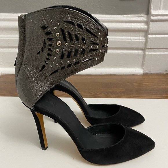 IRO Sehath Metalic Ankle Cuff Heels - Picture 1 of 11